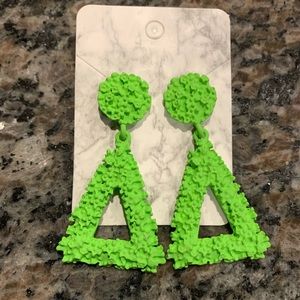 Triangle Eardrop Earrings